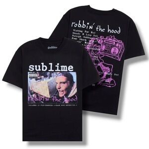 Sublime Robbin' The Hood black T-shirt
